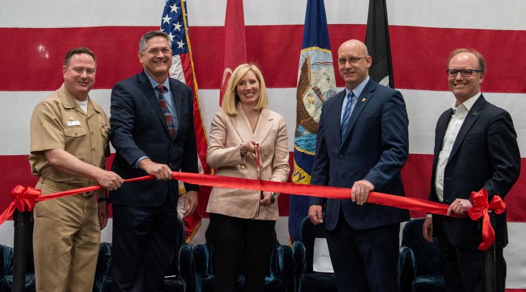 Naval Base Coronado 5G Warehouse ribbon cutting ceremony