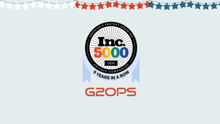 G2 Ops Makes the Inc. 5000 List of Fastest-Growing Companies for the Ninth Year in a Row